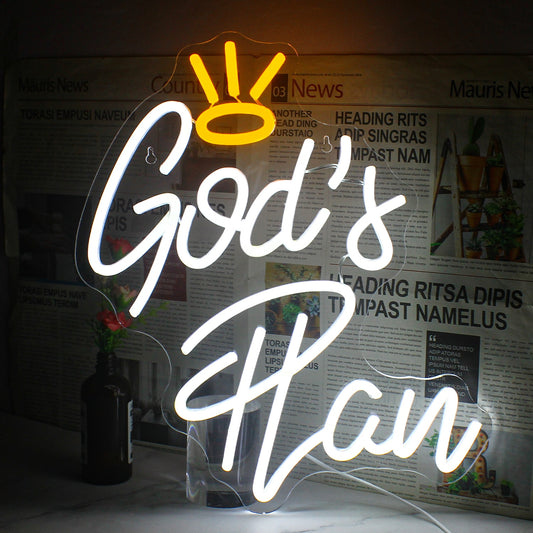 God's Plan Christian LED Light